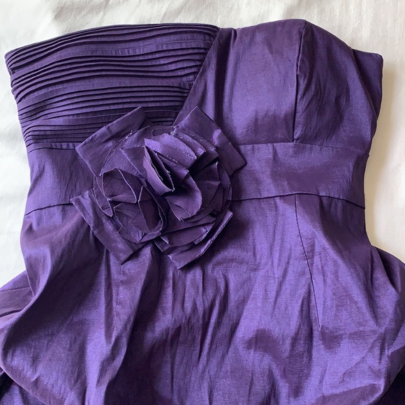 Windsor Dark Plum Mini Dress - Picture 2 of 4